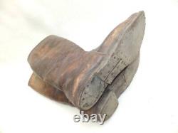 Very Rare! WW2 Imperial Japanese Army IJA Officer's Brown Long Boots