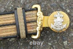 Very Rare! WW2 Imperial Japanese Navy Field Officer's Full Dress Sword Belt