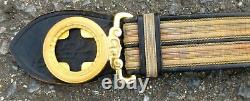 Very Rare! WW2 Imperial Japanese Navy Field Officer's Full Dress Sword Belt