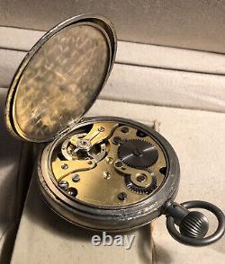 Very Rare WW2 Royal Force AIR MINISTRY MARKED Pocketwatch Stopwatch LEMINIA CAL