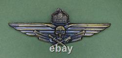 Very Rare WWII Royal Hungarian Army Storm Trooper Breast Badge Hungary Insignia