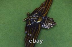 Very Rare WWII Royal Hungarian Army Storm Trooper Breast Badge Hungary Insignia