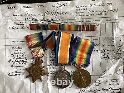 Very Rare Ww1 1914 Star And Bar To Anson Battalion Royal Naval Division