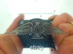 Very Rare Wwi / Wwii English Solid Silver Royal Airforce Chaplains Salver