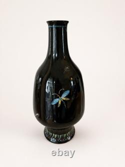 Very Rare Zwarte Delft Vase, by Royal Delft (De Koninkliijke Porceleyne Fles)