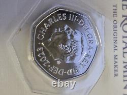 Very Rare king charles 2023 atlantic salmon 50p coin, Bunc From Royal Mint Pack