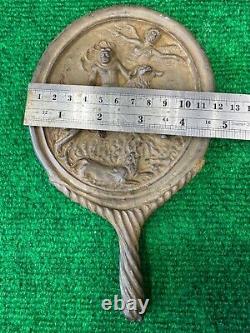 Very old Ancient Roman greek carved stone rare Royal Mirror