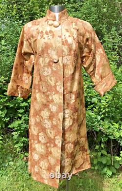 Very rare 1950's Betty Higgins for Royal Hawaiian Hotel jacquard Coat Dress