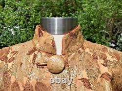 Very rare 1950's Betty Higgins for Royal Hawaiian Hotel jacquard Coat Dress