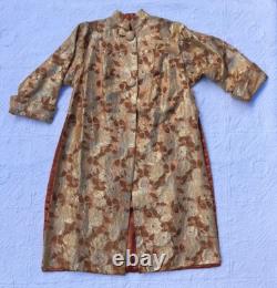 Very rare 1950's Betty Higgins for Royal Hawaiian Hotel jacquard Coat Dress