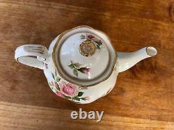 Very rare Beautiful Royal Albert Bone China Anniversary Rose teapot kitchen art