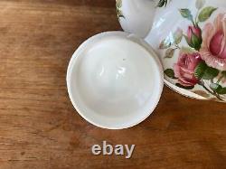 Very rare Beautiful Royal Albert Bone China Anniversary Rose teapot kitchen art