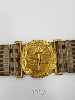Very rare Bulgarian Royal military pilot officers belt WWII