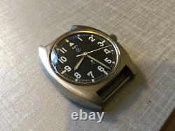 Very rare CWC W10 Royal Air Force issued 1979 mechanical watch with new strap