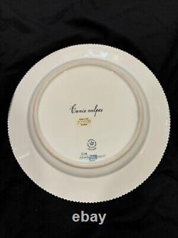 Very rare Flora Danica Red Fox Canis Vulpes Dinner Plate