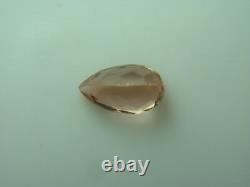 Very rare Pink Peach Imperial Topaz gem Natural Untreated Brazil Precious 0.70ct