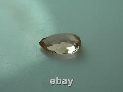 Very rare Pink Peach Imperial Topaz gem Natural Untreated Brazil Precious 0.70ct