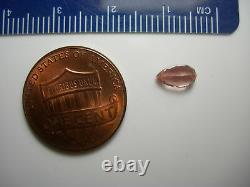 Very rare Pink Peach Imperial Topaz gem Natural Untreated Brazil Precious 0.70ct