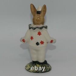 Very rare ROYAL DOULTON BUNNYKINS FIGURE DB129 CLOWN BUNNYKINS BLACK RUFF