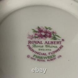 Very rare? Royal Albert Provincial Flowers Fireweed 2 pieces