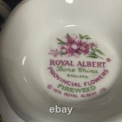 Very rare? Royal Albert Provincial Flowers Fireweed 2 pieces