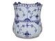 Very rare Royal Copenhagen Blue Fluted Full Lace with gold edge, vase