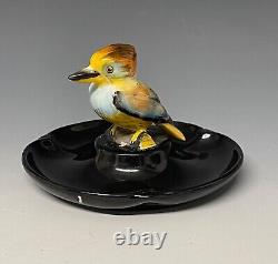 Very rare Royal Worcester Porcelain Kookaburra Pin Dish Australiana c1926