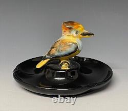 Very rare Royal Worcester Porcelain Kookaburra Pin Dish Australiana c1926