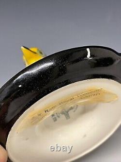 Very rare Royal Worcester Porcelain Kookaburra Pin Dish Australiana c1926