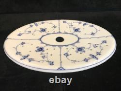 Very rare large draining plate Royal Copenhagen Musselmalet 1895 35.5 x 24 cm