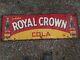 Very rare old painted tole royal crown (sign enamel porcelain)