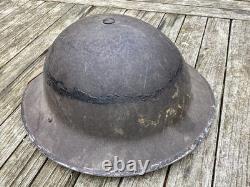 Very rare original ww2 1940 dated HMS Rodney british royal navy officer helmet