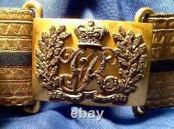 Victorian (1837-1901) Very Rare Ceremonial Belt & Buckle, Possible Royal Origins
