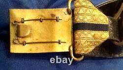 Victorian (1837-1901) Very Rare Ceremonial Belt & Buckle, Possible Royal Origins