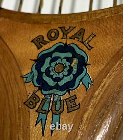 Vintage 1937 Grays of Cambridge Royal Blue, very rare wooden tennis racquet