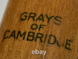 Vintage 1937 Grays of Cambridge Royal Blue, very rare wooden tennis racquet