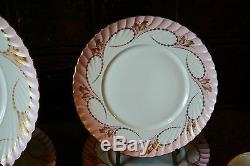 Vintage 1940s NEW & UNUSED Royal Tettau YVONNE PINK China/37 PcsVERY RARE