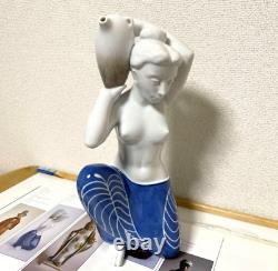 Vintage 1953 Royal Copenhagen Woman With water jug Very Rare 12.2inch height