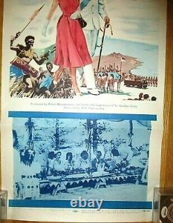 Vintage 1954 The Royal Tour of Queen Elizabeth and Phillip 1st visit! VERY RARE