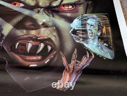 Vintage 1987 DEMONS 2 MOVIE HORROR THRILLER POSTER 27x 41 VERY RARE