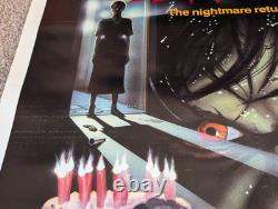 Vintage 1987 DEMONS 2 MOVIE HORROR THRILLER POSTER 27x 41 VERY RARE