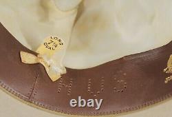 Vintage 50's Royal Stetson 7 1/4 Long Oval Open Road Rare And In Very Nice