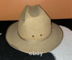Vintage 50s Stetson Beaver Hat Royal Stetson Open Road Style Sz 7 3/8 VERY RARE