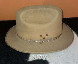 Vintage 50s Stetson Beaver Hat Royal Stetson Open Road Style Sz 7 3/8 VERY RARE