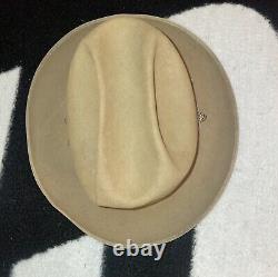 Vintage 50s Stetson Beaver Hat Royal Stetson Open Road Style Sz 7 3/8 VERY RARE