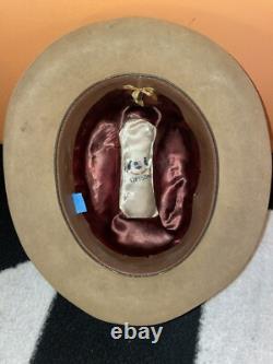Vintage 50s Stetson Beaver Hat Royal Stetson Open Road Style Sz 7 3/8 VERY RARE
