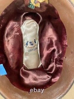 Vintage 50s Stetson Beaver Hat Royal Stetson Open Road Style Sz 7 3/8 VERY RARE