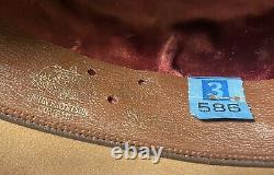 Vintage 50s Stetson Beaver Hat Royal Stetson Open Road Style Sz 7 3/8 VERY RARE