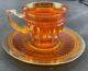 Vintage Carnival Very Rare Imperial Optic & Button Cup & Saucer Iron Cross