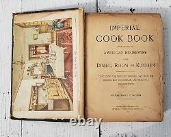 Vintage Cookbook, 1892 VERY RARE! Imperial Cookbook Mrs. Grace Townsend